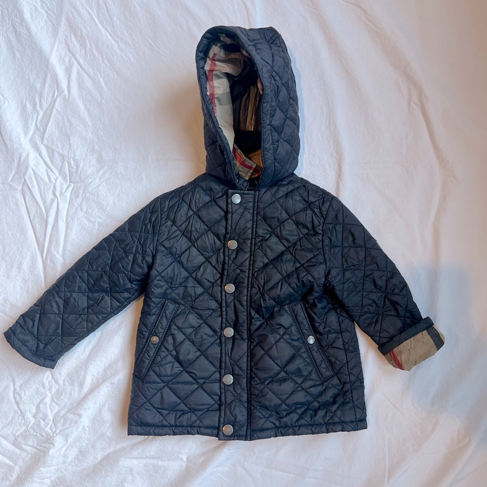 Kids Burberry hooded jacket 2Y